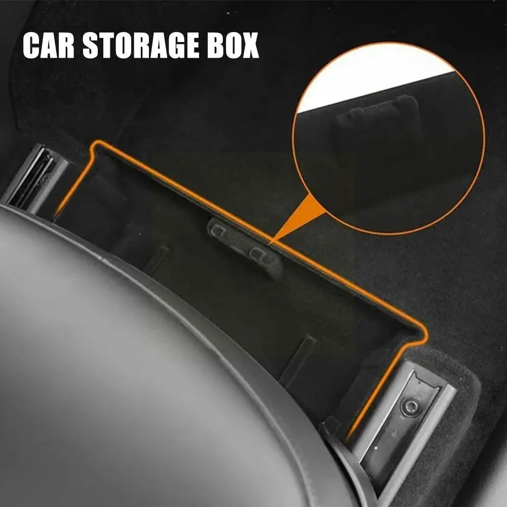 Tesla Model Y and Model 3 Sleek Under Seat Storage Organizer - By EV Parts Bay