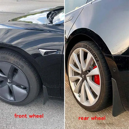 Tesla Model 3 Model Y Mud Flaps Front And Rear Kit By EV Parts Bay