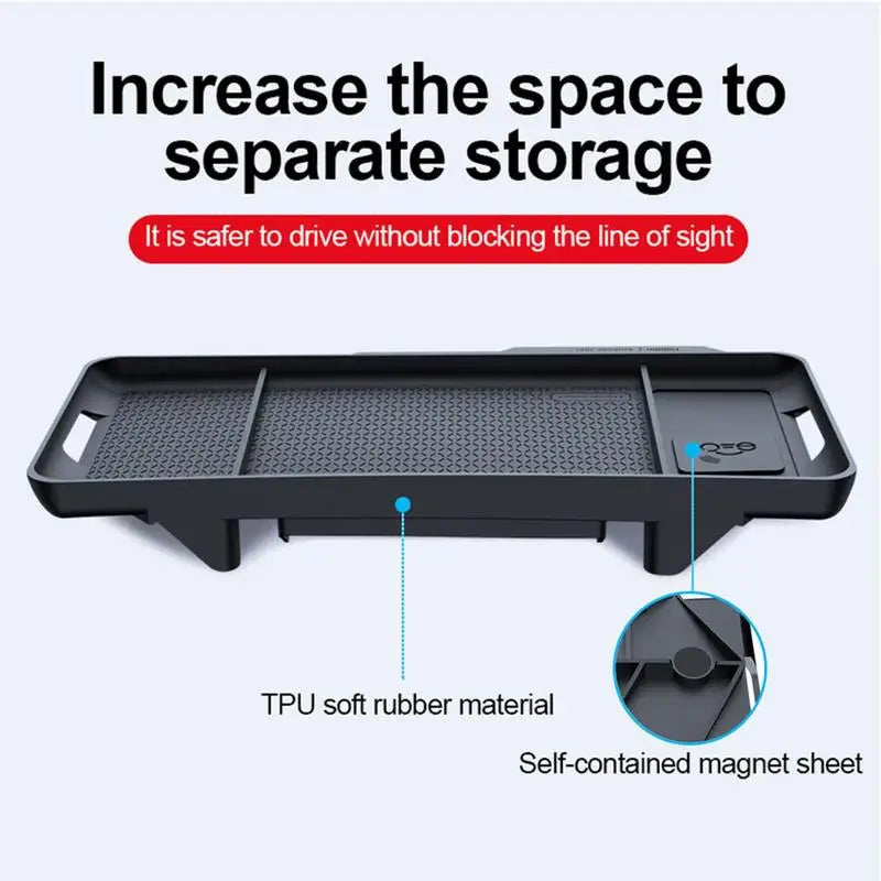 Tesla Model Y & Model 3 Dashboard Organizer - Premium Storage Accessory by EV Parts Bay